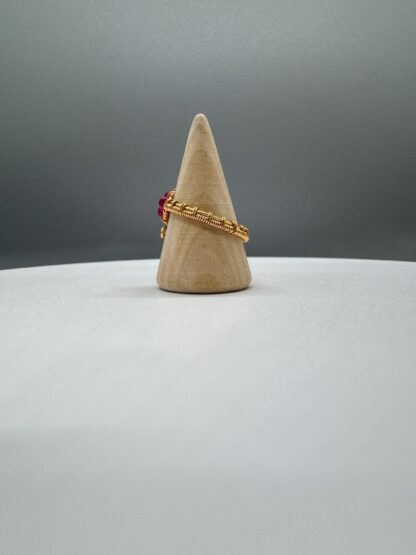 Art Deco Inspired Bracelet with Ruby - Image 8