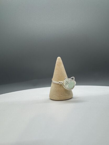 Cat Seafoam Wire Wrapped Ring - Image 7
