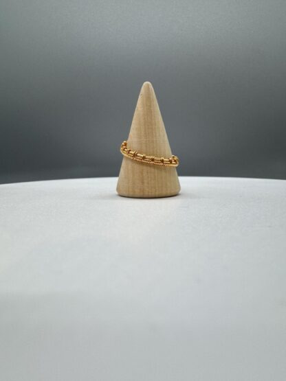 Wire Wrapped Ruby Heart Ring In Gold or Silver - Image 4